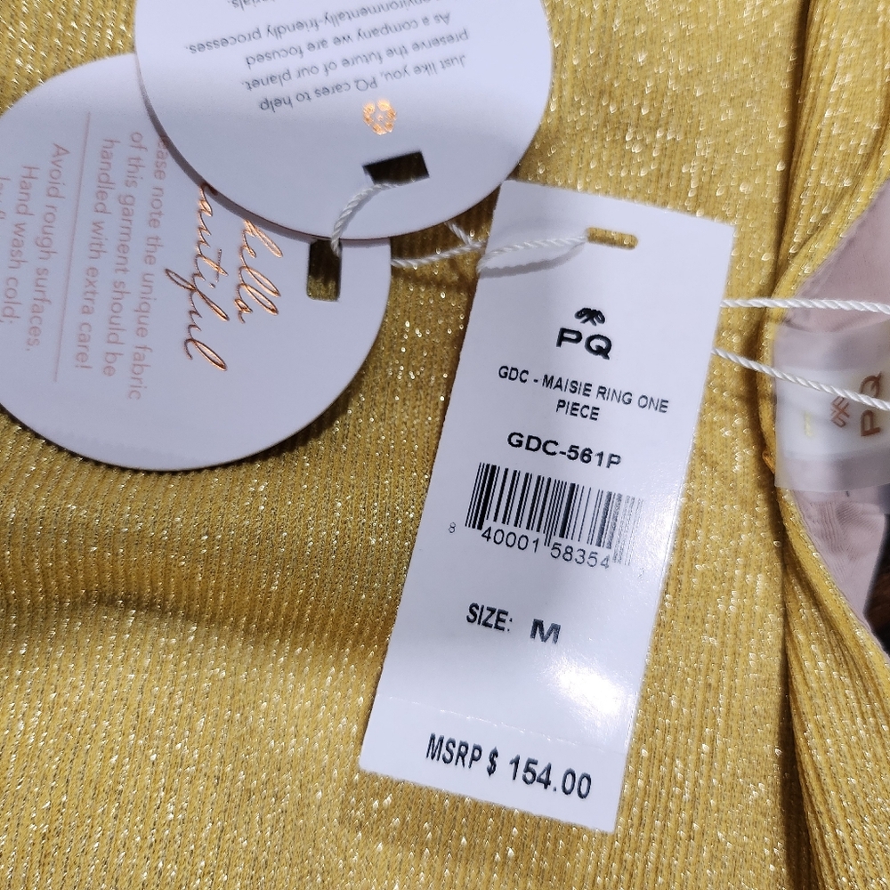 PQ Swim Gold Coast Maisie Ring One Piece Swimsuit Size M - Picture 10 of 11